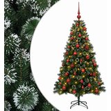  Umjetno božićno drvce s kuglicama 120 cm 150 LED lampica | shoptok.hr
