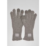Urban Classics Accessoires Smart gloves made of a knitted heather grey wool blend cene