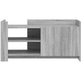  Stolić za kavu siva boja hrasta 100x50x50 cm od drva | shoptok.hr