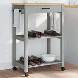  Kolica MONZA 60x40x90 cm od masivne borovine | shoptok.hr