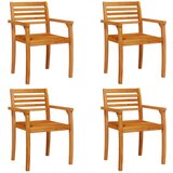  Vrtne stolice 4 kom 59x55x85 cm od masivnog bagremovog drva | Eponuda.ba
