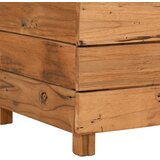  Povišena gredica 150 x 40 x 55 cm reciklirana tikovina i čelik | Eponuda.ba