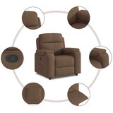  Naslonjač od tkanine smeđi | shoptok.hr