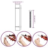 vidaXL Ročaji za omarico 10 kosov bronasti 224 mm nerjaveče jeklo | Shoptok.si