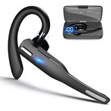 Venisymlis Brezžična slušalka Bluetooth 5.1 s polnilno torbico za pisarno/vožnjo, (22102309) | Shoptok.si