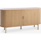 Linnea komoda s 2 rolo vrata, 160 cm, hrast | Eponuda.ba