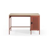 Marckeric Pisalna miza z mizno ploščo v hrastovem dekorju 60x120 cm Sayla – | Shoptok.si