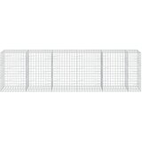  Gabion s žicom debljine 5 mm i mrežom 10x10 cm 550x100x150 cm | shoptok.hr