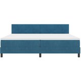  Okvir kreveta s madracem tamnoplave boje 200x200 cm baršun | shoptok.hr