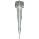  Talne konice 2 kosa srebrne 14x14x91 cm pocinkano jeklo | Shoptok.si