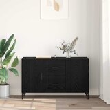  Kreveta Crni hrast 100 x 36 x 60 cm Konstruirano drvo | Shoptok.si