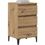 Nočna omarica Obrtnški hrast Inženirski les Kompaktna, (22007925) | Shoptok.si