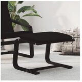  Stolček za noge črn 51x41x40 cm blago | Shoptok.si