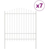  Ograda za vrt s lukom Bijela 11 9x1 75 m Čelik | shoptok.hr
