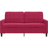  Dvosjed crvena boja vina 140 cm baršunasti | Eponuda.ba