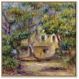  Slika - Pierre-Auguste Renoir – The Farm at Les Collettes 40x40 U prirodnom drvenom okviru | shoptok.hr
