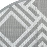  Vanjski tepih ARAKIL sivi Ø 160 cm PP | shoptok.hr