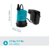 Gardena Akku Klarwassertauchpumpe 2000/2 18V P4A, ukljucujuci akumulator 2,5 Ah, 14600-61 | shoptok.hr