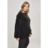 Urban Classics Ladies Oversize Chenille Sweater black Cene
