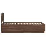  Krevetna konstrukcija Smeđi hrast 70 x 190 cm Konstruirano drvo | shoptok.hr