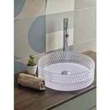 Copen Stakleni lavabo COPEN nadgradni fi400x125mm belo dno | Eponuda.com