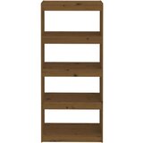 vidaXL Ormarić za knjige / pregrada boja meda 60x30x135,5 cm borovina | shoptok.hr