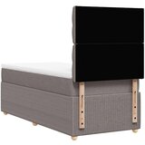  Krevet s oprugama i madracem smeđesivi 80x200 cm od tkanine | shoptok.hr