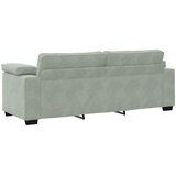  Dvodijelni set sofa s jastucima, svijetlo sivi baršun | shoptok.hr