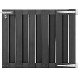  Vrtna vrata od WPC-a 100 x 80 cm siva | shoptok.hr