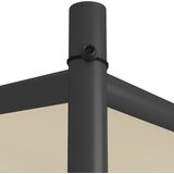  Sjenica bež 3 x 3 m 180 g/m² od tkanine i čelika | Eponuda.ba