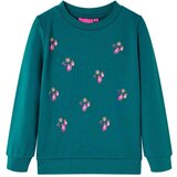  Dječja topla majica tamnozelena 128 | shoptok.hr