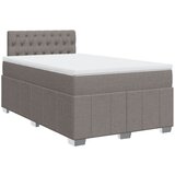 Maison Chic Box spring postelja - Vzmetna postelja z vzmetnico taupe 120x190 cm blago SL18137, (21885384) | Shoptok.si
