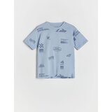 Reserved oversized majica - modra | Shoptok.si