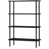 noo.ma Crni regal u dekoru hrasta 80x127x35 cm Teidi – Cijene