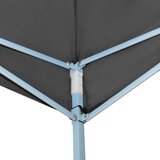  Sklopivi šator za zabave 3 x 9 m antracit | shoptok.hr