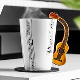  Poklon set za glazbenika - šalica gitara i podmetač za čašu | shoptok.hr