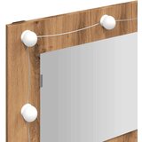 vidaXL Ormar s ogledalom i LED-om Artisan hrast 90x31,5x62 cm | shoptok.hr