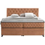 Modern Living Postelja Boxspring Carmen, Barva Lešnika, 180x200 | Shoptok.si