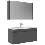Hanah home Kupatilski ormarić sa umivaonikom i ogledalom (2 komada) Arno 100 763 | Eponuda.com