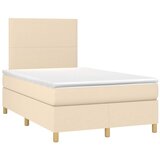  box spring s madracem krem 120 x 190 cm od tkanine | shoptok.hr