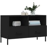 TV ormarić crni 80 x 36 x 50 cm od konstruiranog drva | shoptok.hr