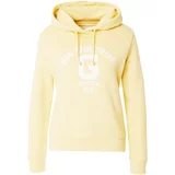 Gant Sweater majica žuta / bijela