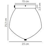 Nordlux plafonska svetiljka orbiform 1xE27/40W/230V zlatna | Eponuda.com