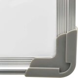 vidaXL Magnetna piši-briši tabla bela 70x50 cm jeklo, (20729580) | Shoptok.si