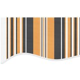  Zamjenska tkanina za tendu narančasta i crna 380x345 cm poliester | shoptok.hr