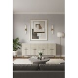 Hanah home komoda Ida 180, 180 cm, bela / travertin / zlatna | Eponuda.com