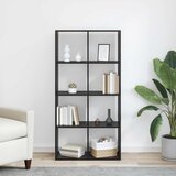 Ormarić za knjige Crni hrast 69,5 x 29 x 137,5 cm | shoptok.hr
