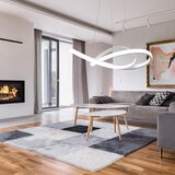 Toolight Stropna viseća svjetiljka prsten moderna LED + daljinski upravljač APP392-CP bijeli | shoptok.hr