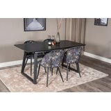 Venture Home Velvet blagovaonska stolica, crna, set od 2 Slike