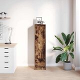 vidaXL Visoka ploča dimljeni hrast 29,5x34x119,5 cm izrađeno drvo | shoptok.hr